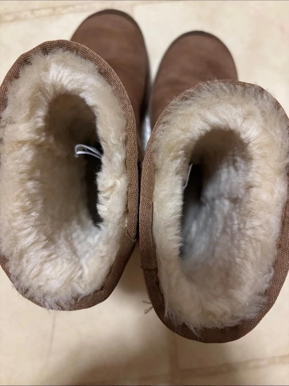UGG Women's Chestnut Suede Shearling Mid-Calf Boots